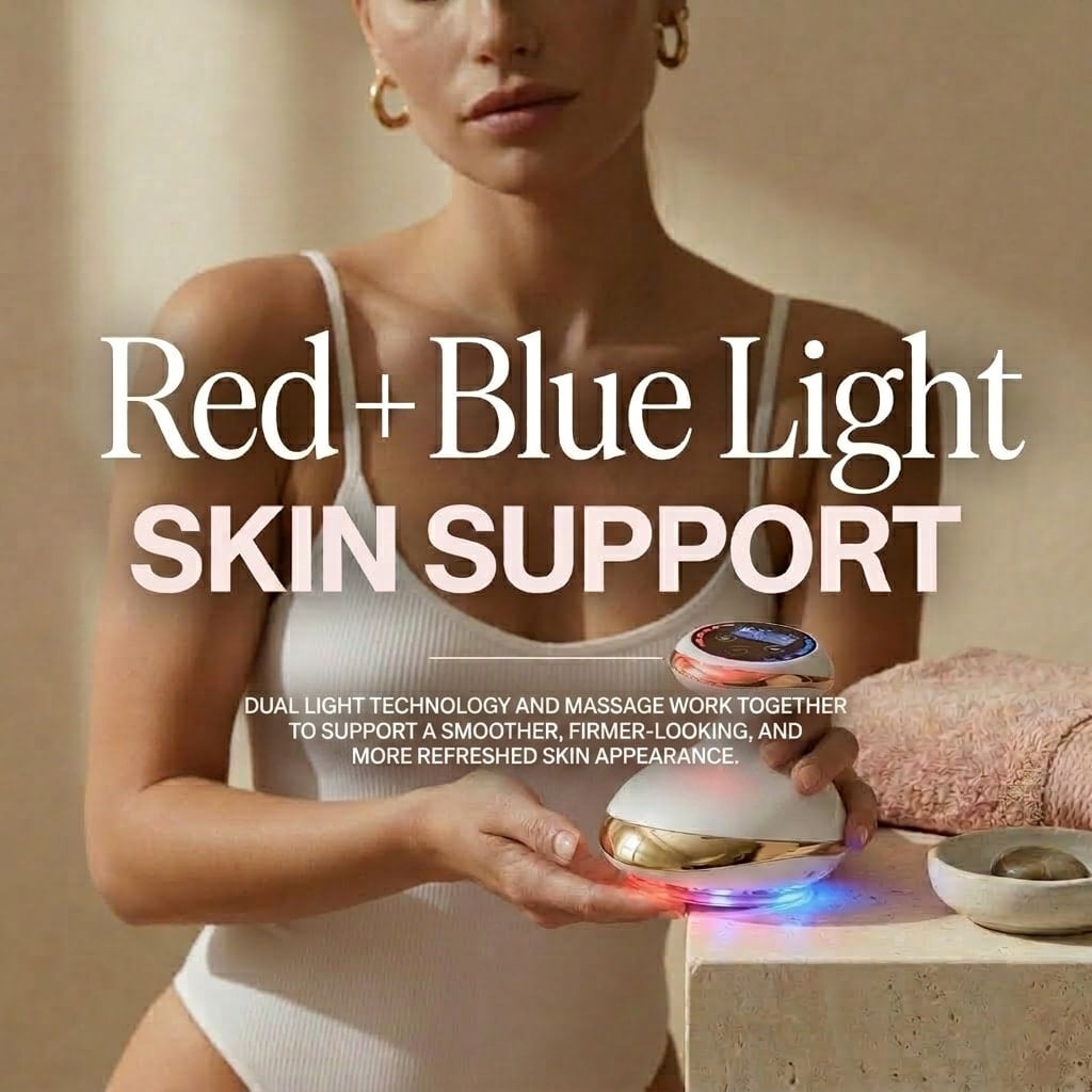 Firmthera red and blue light skin support modes